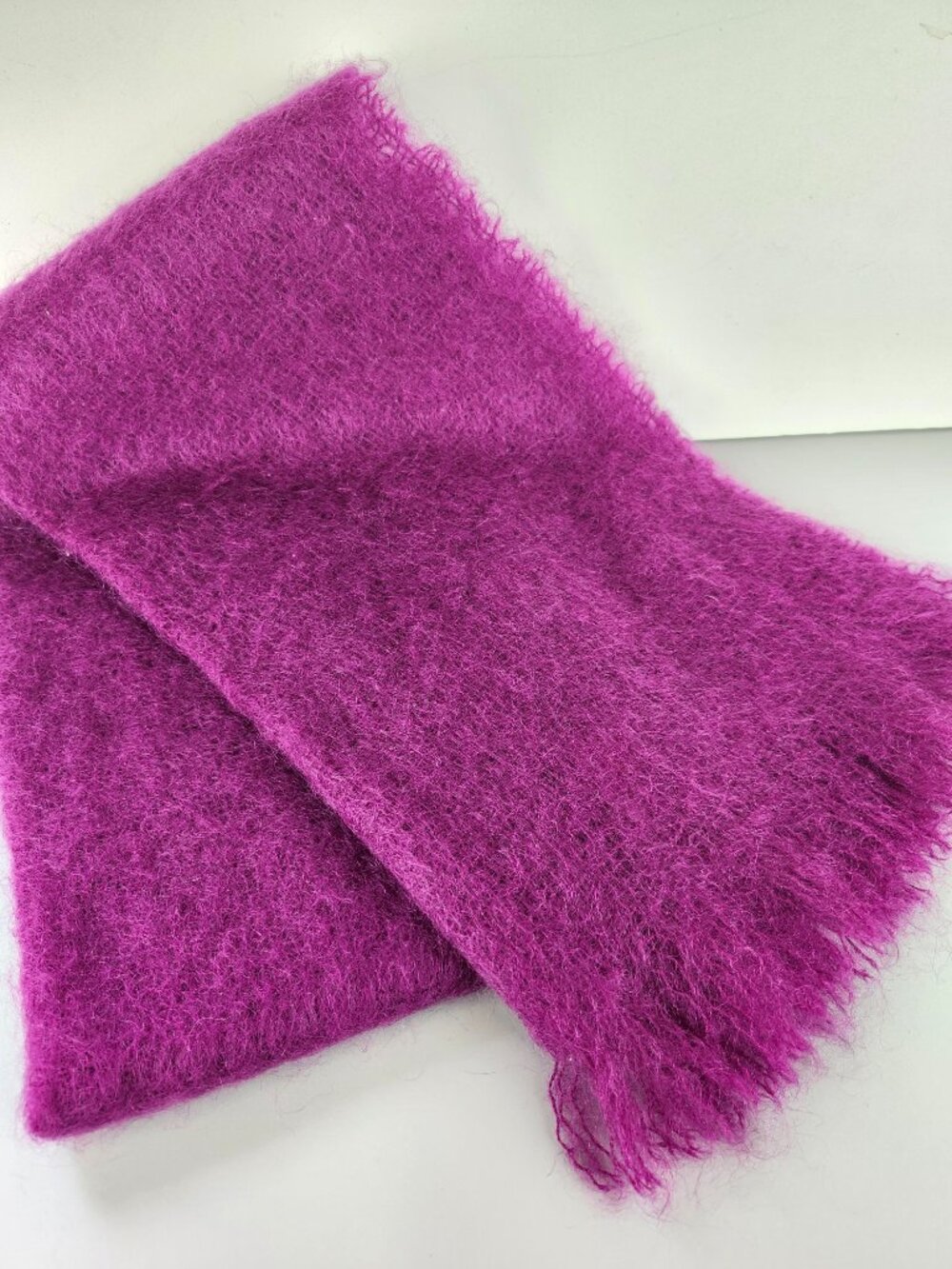 ARCHIE BROWN & SON Scotland Mohair Wool Scarf / Wrap